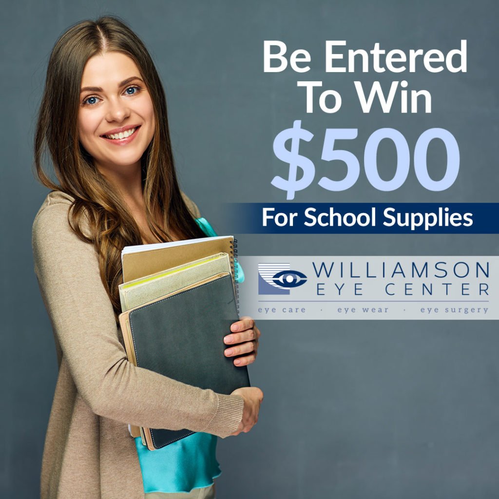 Be Entered to Win $500 For School Supplies Ad
